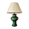 Emerald green ceramic lamp