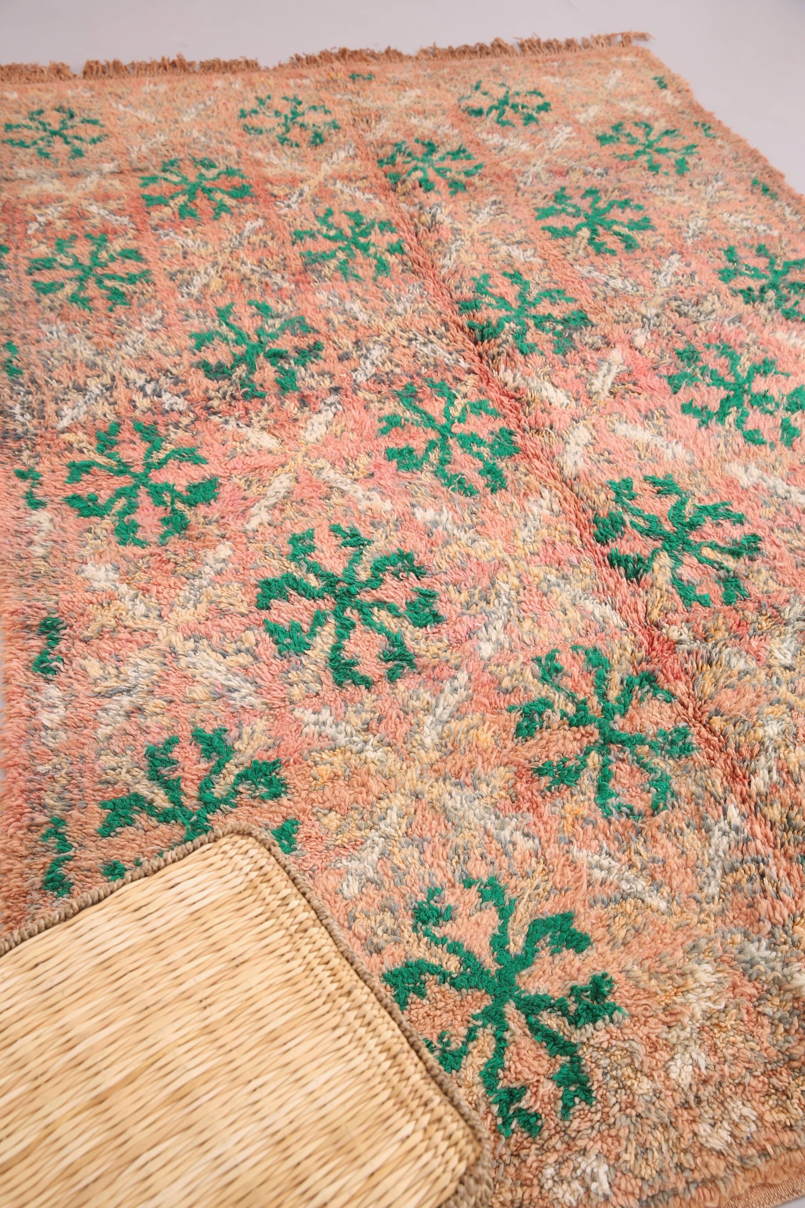 Vintage Moroccan Rug 185 x 290 cm - Old Boujaad Rug - Berber Rug Handmade