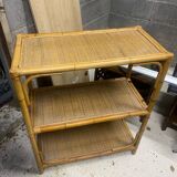 Rattan shelf