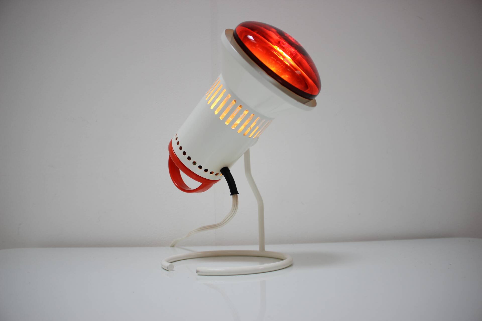 Mid-Century Infra-Red Table Lamp, Chirana 1980's, Czechoslovakia
