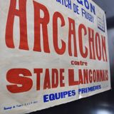 "Rugby Match" poster - City of Langon - 1930s