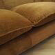 Brown velvet sofa, Italian design, 1970s, manufacturer: Dall'Oca