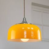 Space Age Yellow Pendant from Guzzini, 1970s