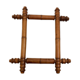 Bamboo mirror 38x33cm