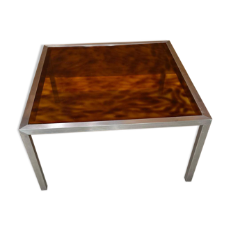 Table basse, d'appoint vintage en lucite