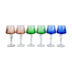 Ensemble de 6 verres de vin en cristal de Bohême