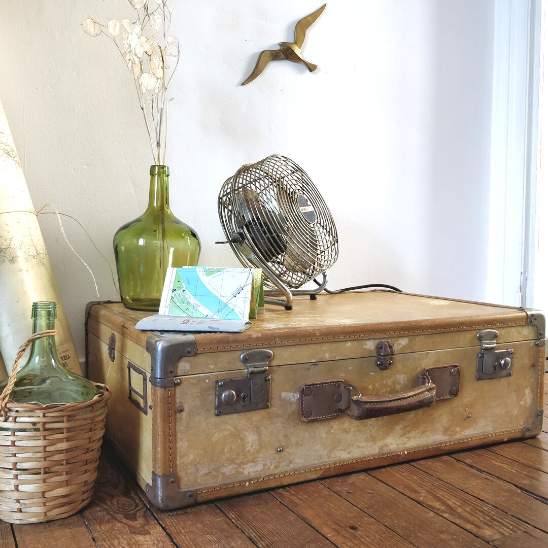 Large vintage suitcase