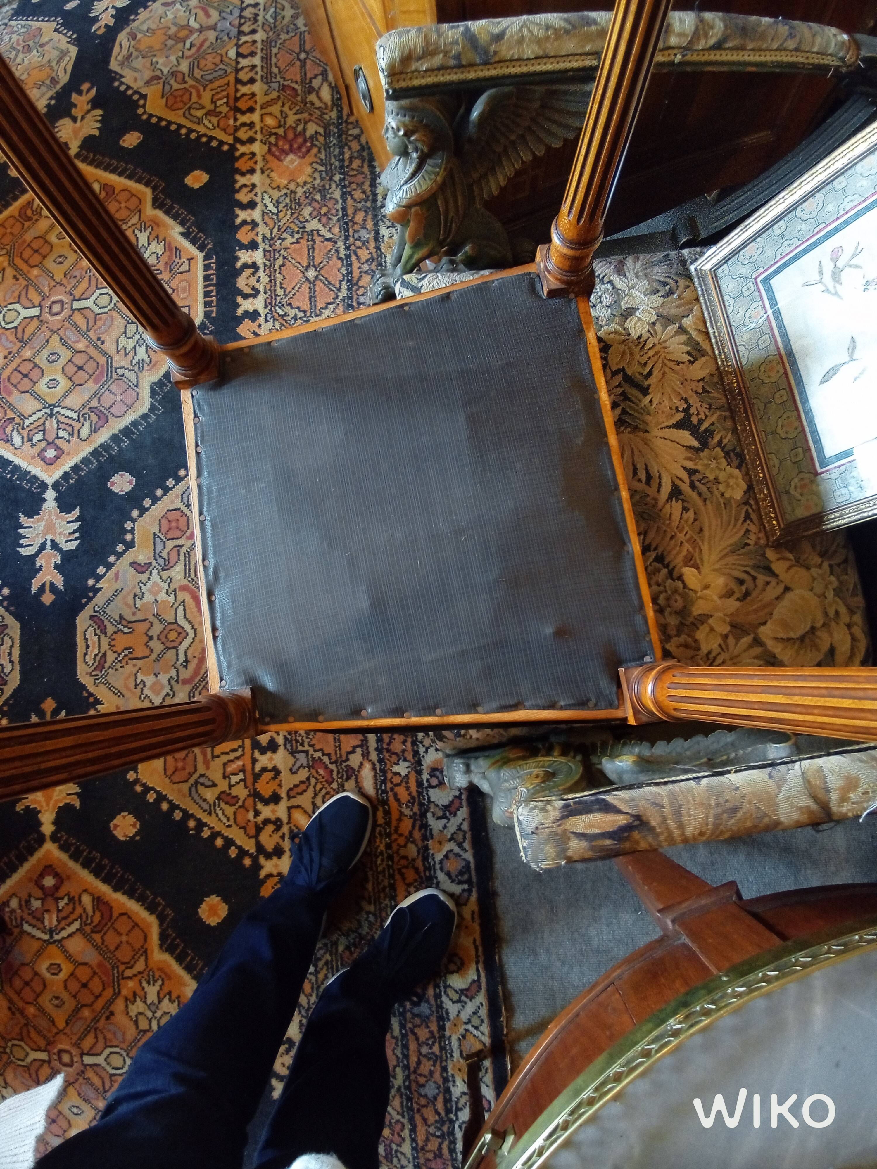 Series of 6 chairs back Lyres