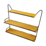 70s shelf in scoubidou and metal