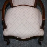 Vintage Walnut Lounge Chair, France