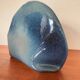 Vintage blue ceramic vase