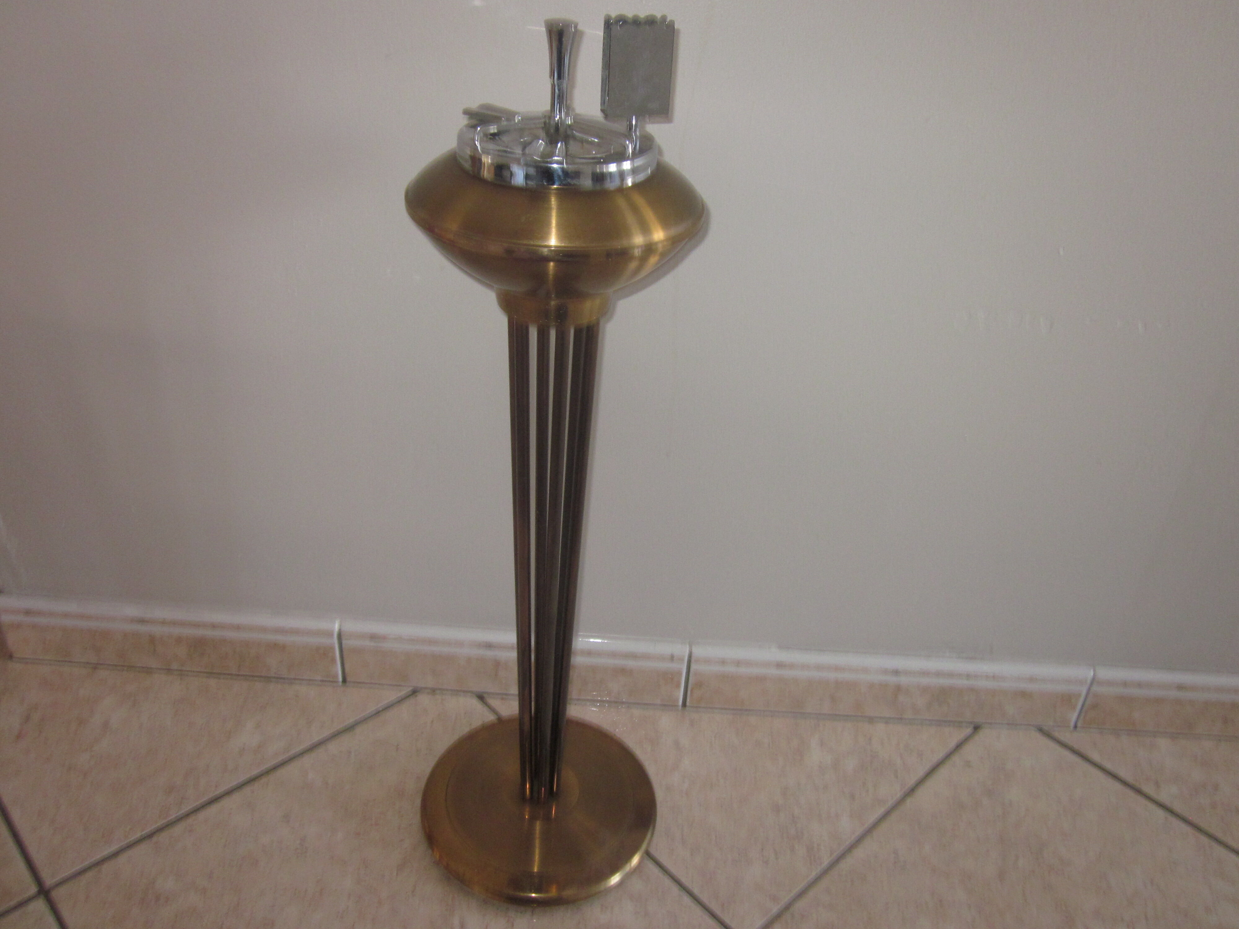 50year standing ashtray