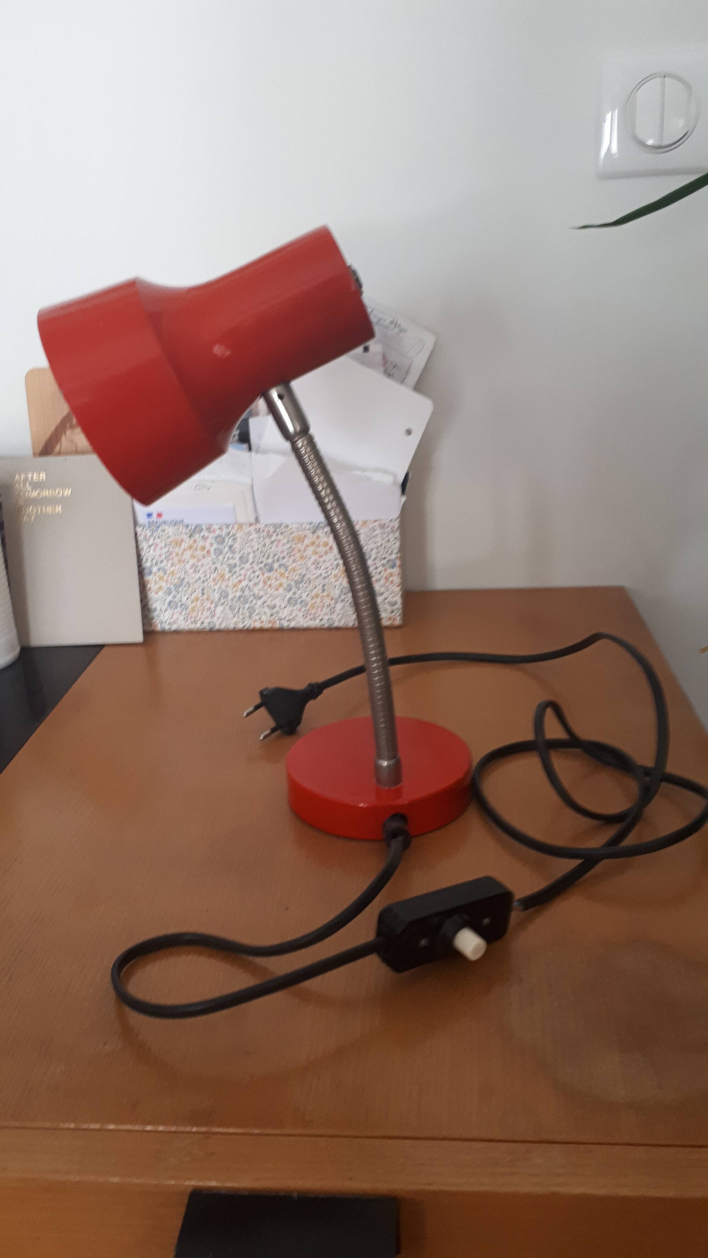 lampe de bureau d'architecte, années 70