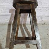 Burmese teak workshop stool