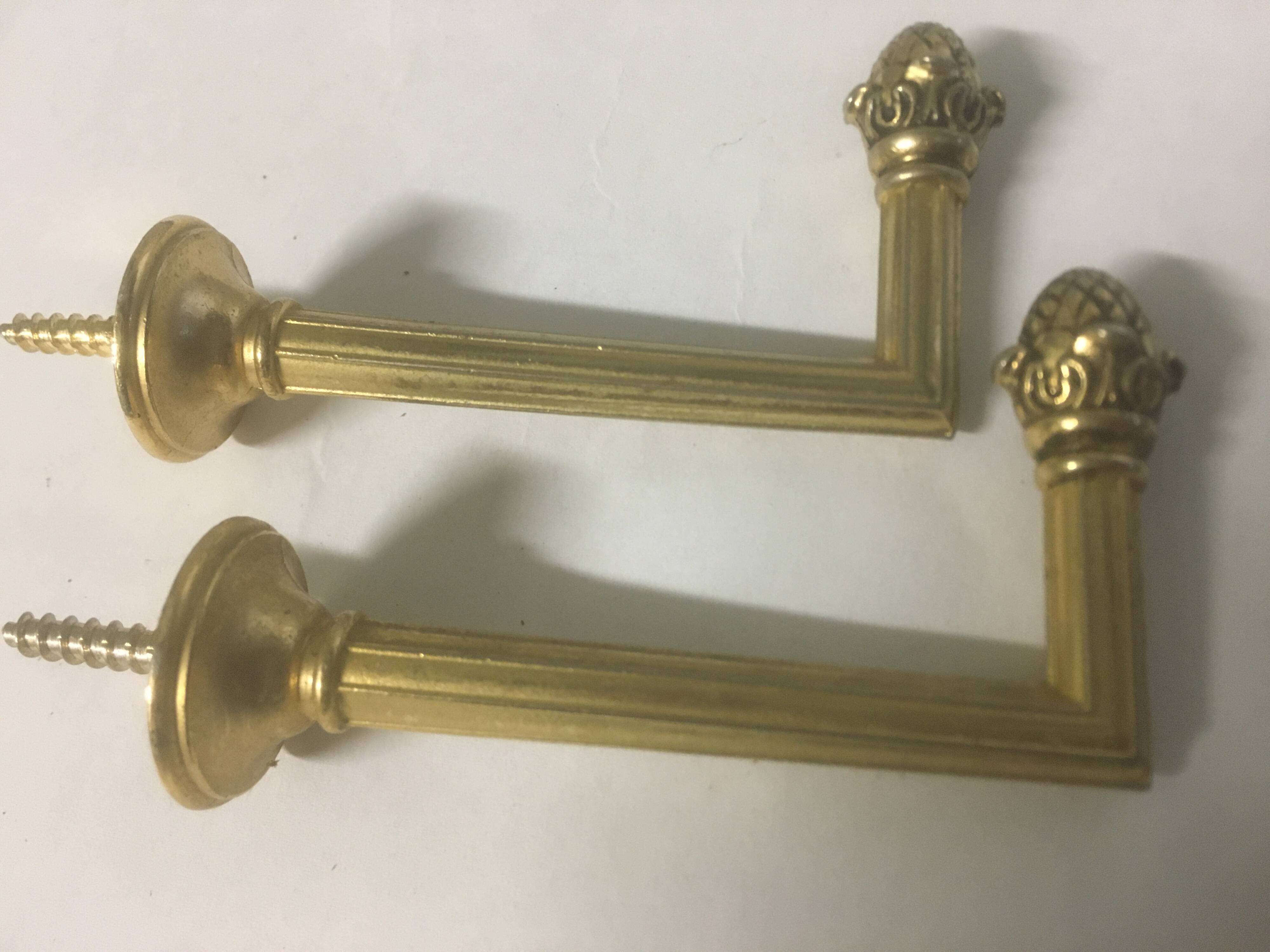 Brass tieback