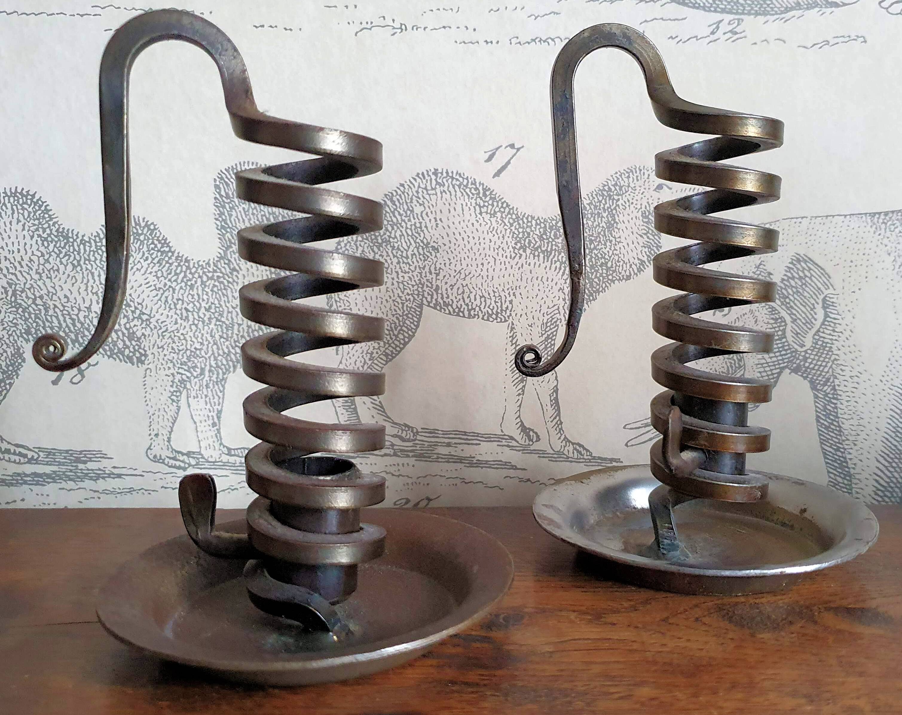 Pair of rat candlesticks from cave bouillot