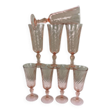 8 vintage Rosaline flutes