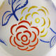 Art Deco vase in primary colors