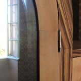 Ice-cream dressing closet with art deco dome