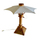 Lampe à poser en bambou, 70's