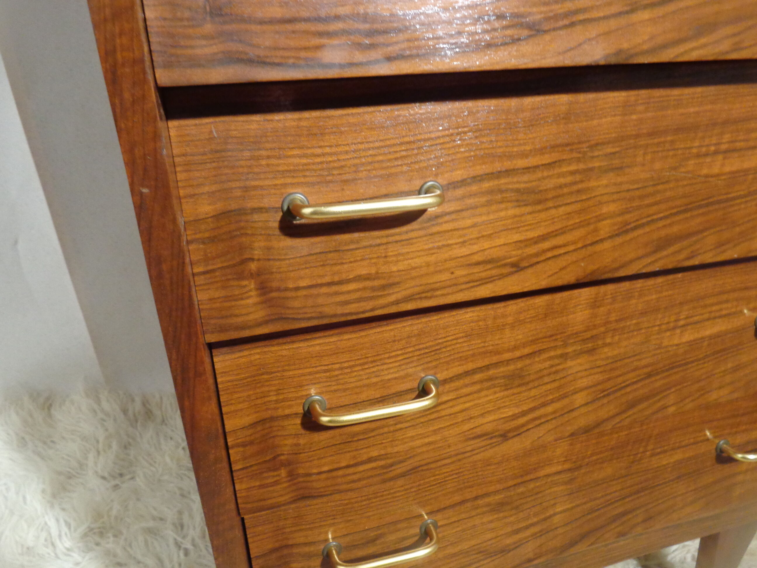 Vintage rag chest of drawers from the 60s