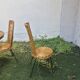 Wicker and black metal dining set