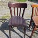 Lot de six chaises de bistrot dépareillées Baumann