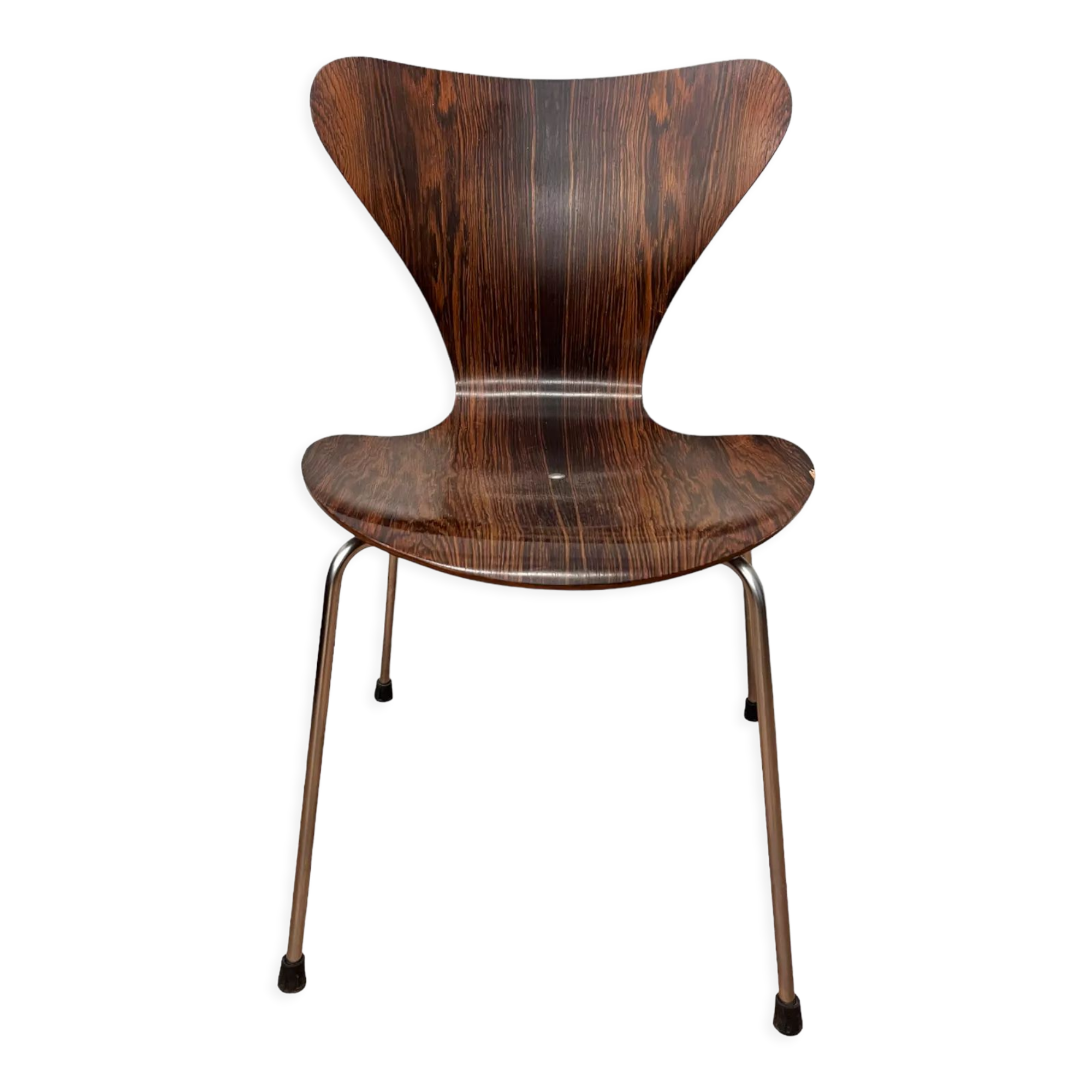 Chaise en teck par Arne Jacobsen pour Fritz Hansen, 1960
