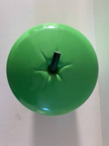Seau à glace pomme glaçon vintage vert