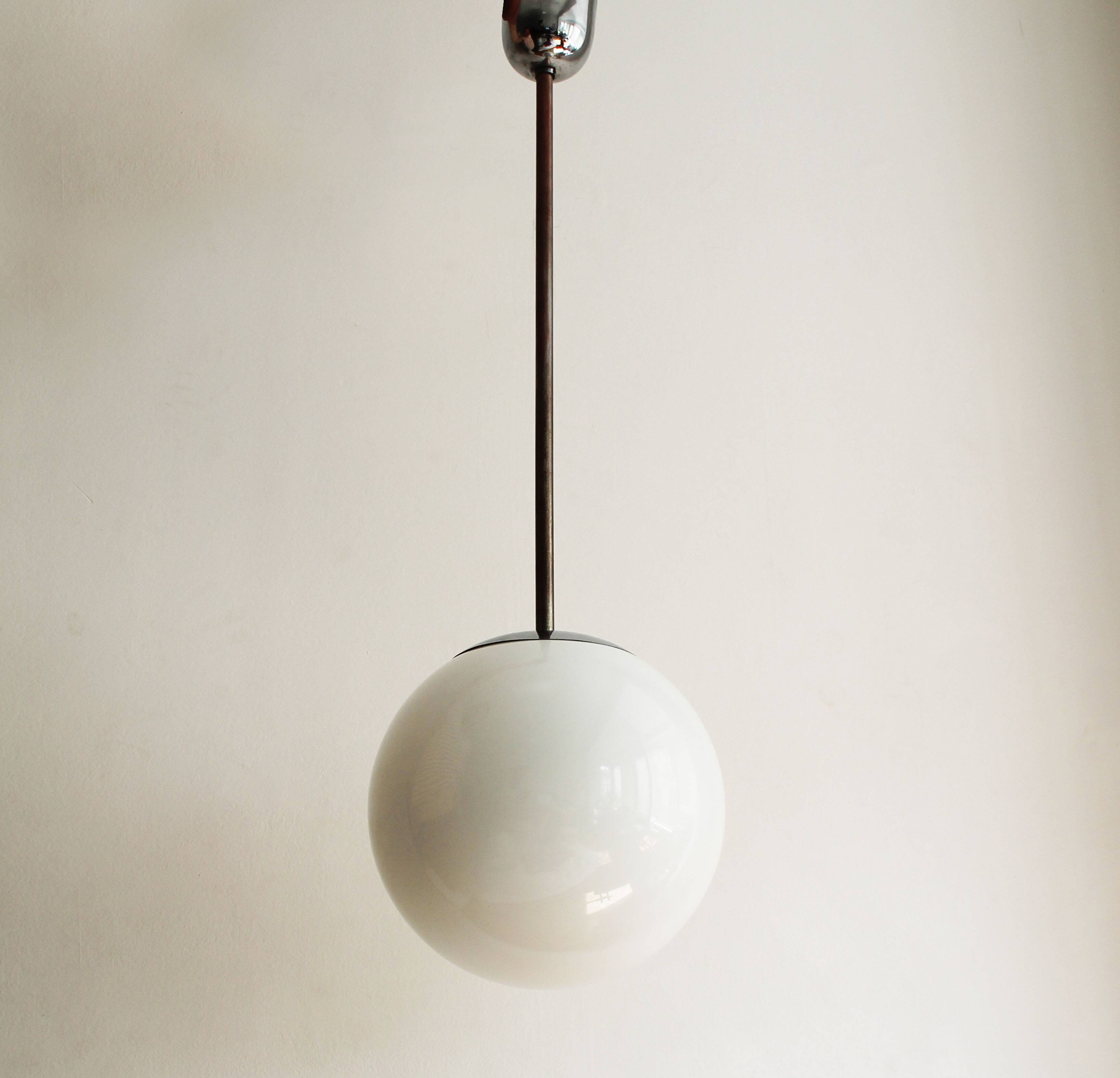 1930's Modernist Ceiling Lamp by Franta Anyz