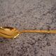 6 ancient golden mocha spoons in fine gold