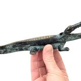 Vintage Brass Crocodile Nutcracker