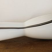 Vase vintage en verre opaque