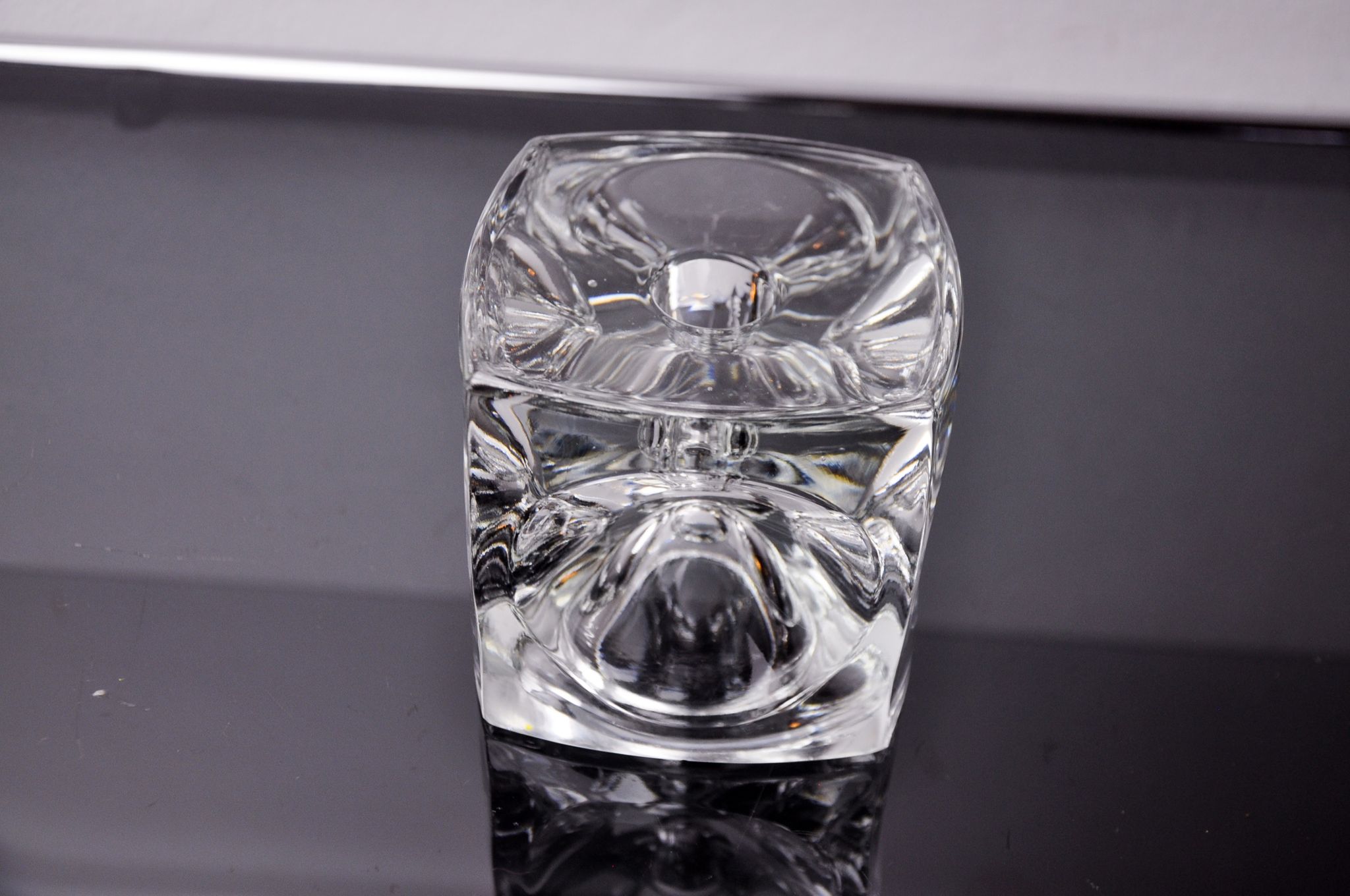 Ice cube candlesticks by Peill & Putzler, Germany, 1970