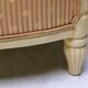 Fine Art Deco Bergère Club Chair Hollywood Regency Style Damask