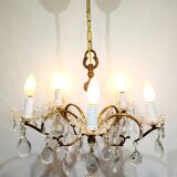 5-light chandelier with tassels