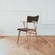 Renovated vintage armchair, 1950s bridge.