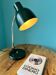 Bedside lamp from the 1950's, mid century table lamp with industrial style