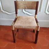 Suite de 4 chaises de Pierre Jolliet années 70