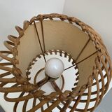 Rattan table lamp