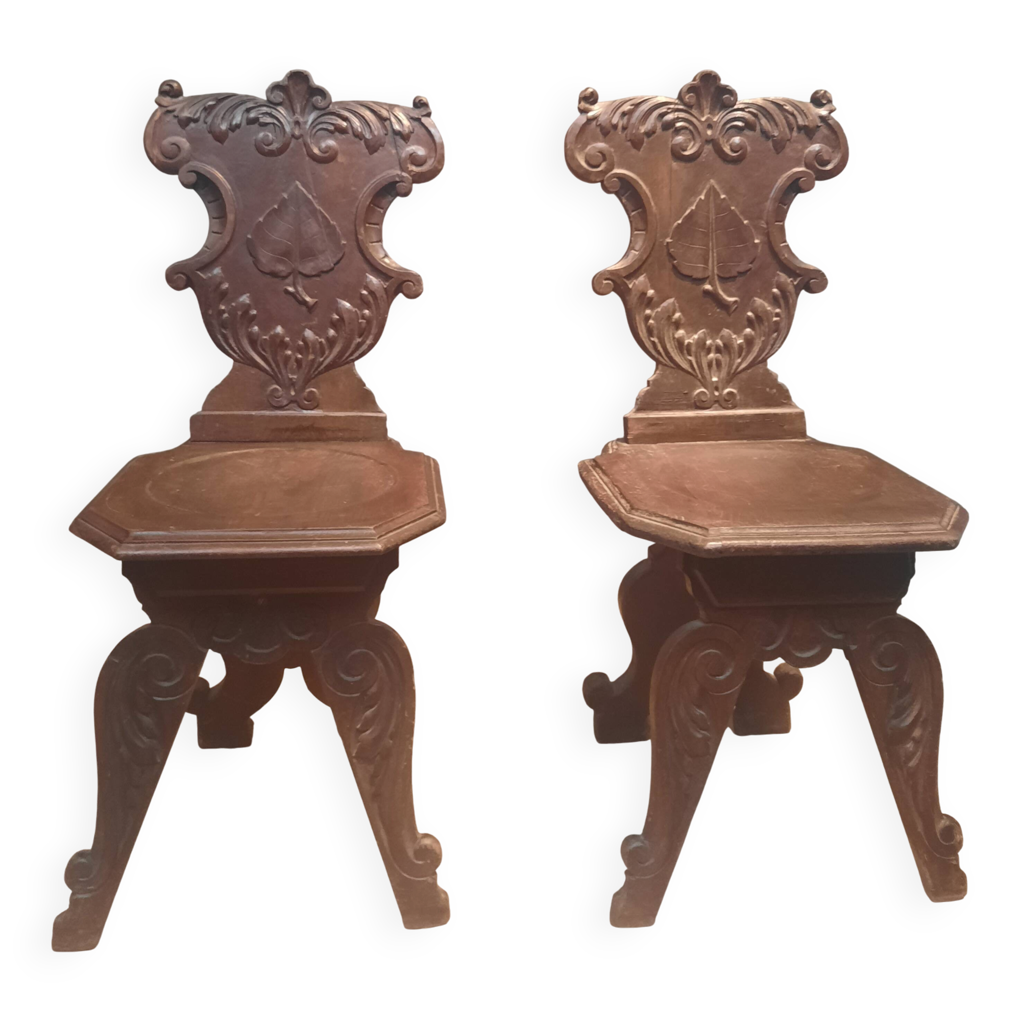 Pair of stool chairs