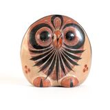 Large hibou Tonala | Céramique mexicaine des années 1970