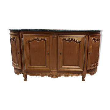 Enfilade de style louis XV en merisier 4 portes