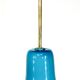 Italian pendant light in blue opaline