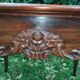 Table à jeu style Louis XV en acajou