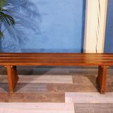 1960s slatted bench