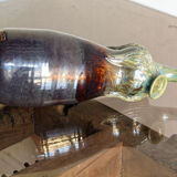 Chevrette en barbotine, forme aubergine