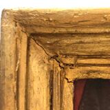 Golden wood frame icon