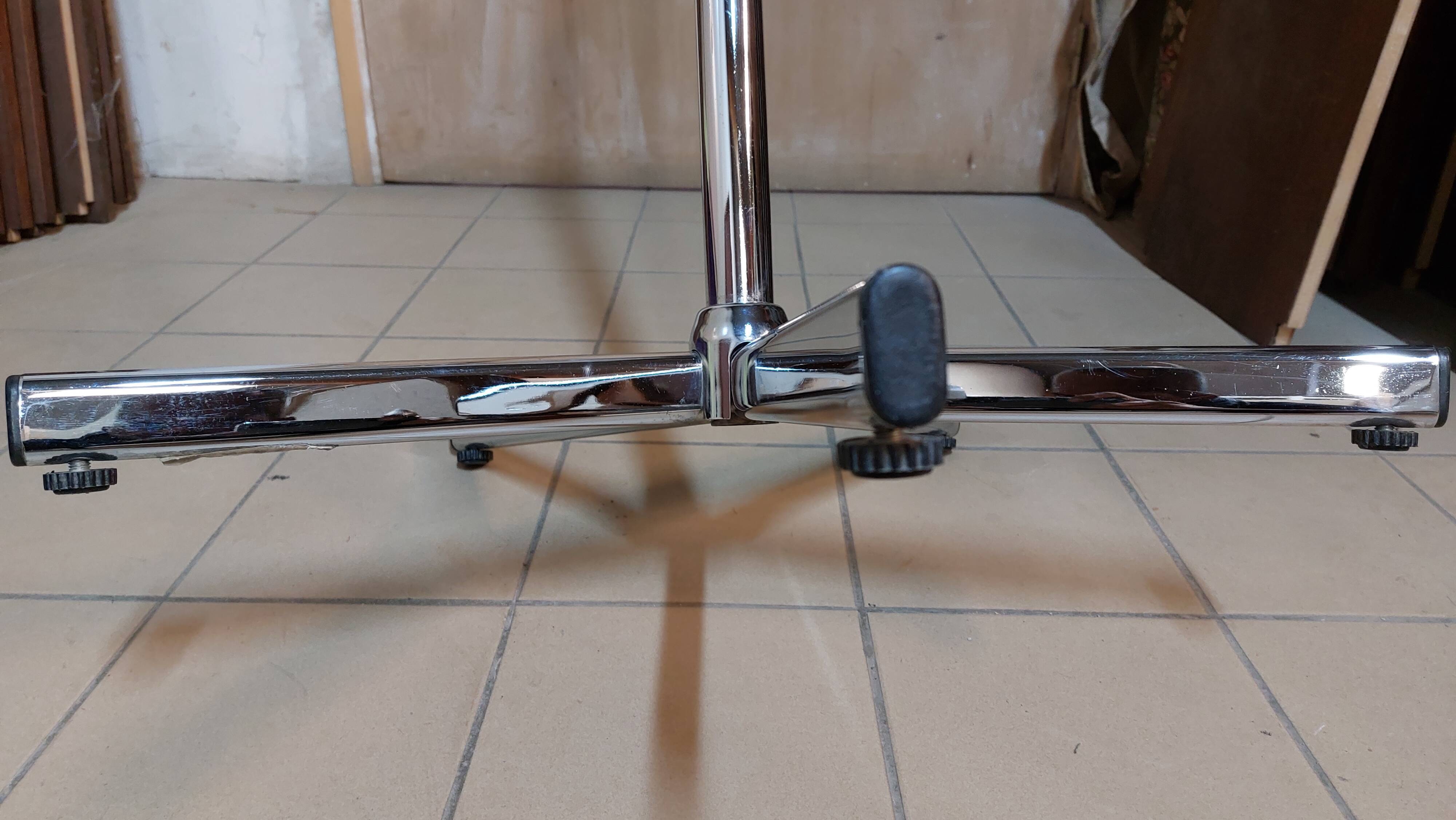 Coat rack vintage parrot in chromed metal and bakelite - 60s