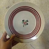 Assiettes fleuries Gien